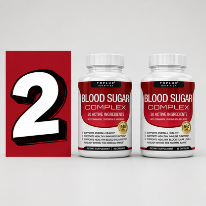 OFERTA 2X1 - Blood Sugar Suplemento - Apoya niveles saludables de azúcar en sangre