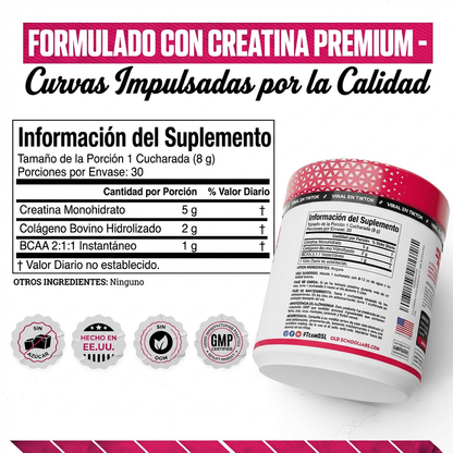 OFERTA 2X1 | Creatina + Colágeno + BCAA - Más Fuerza y Definición Femenina
