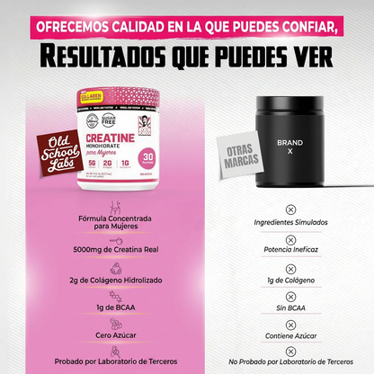 OFERTA 2X1 | Creatina + Colágeno + BCAA - Más Fuerza y Definición Femenina