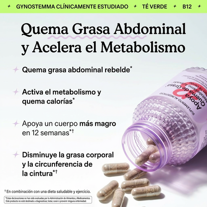 OFERTA 2X1 - Lemme Burn : Apoyo al Metabolismo y Reducción de Grasa Abdominal